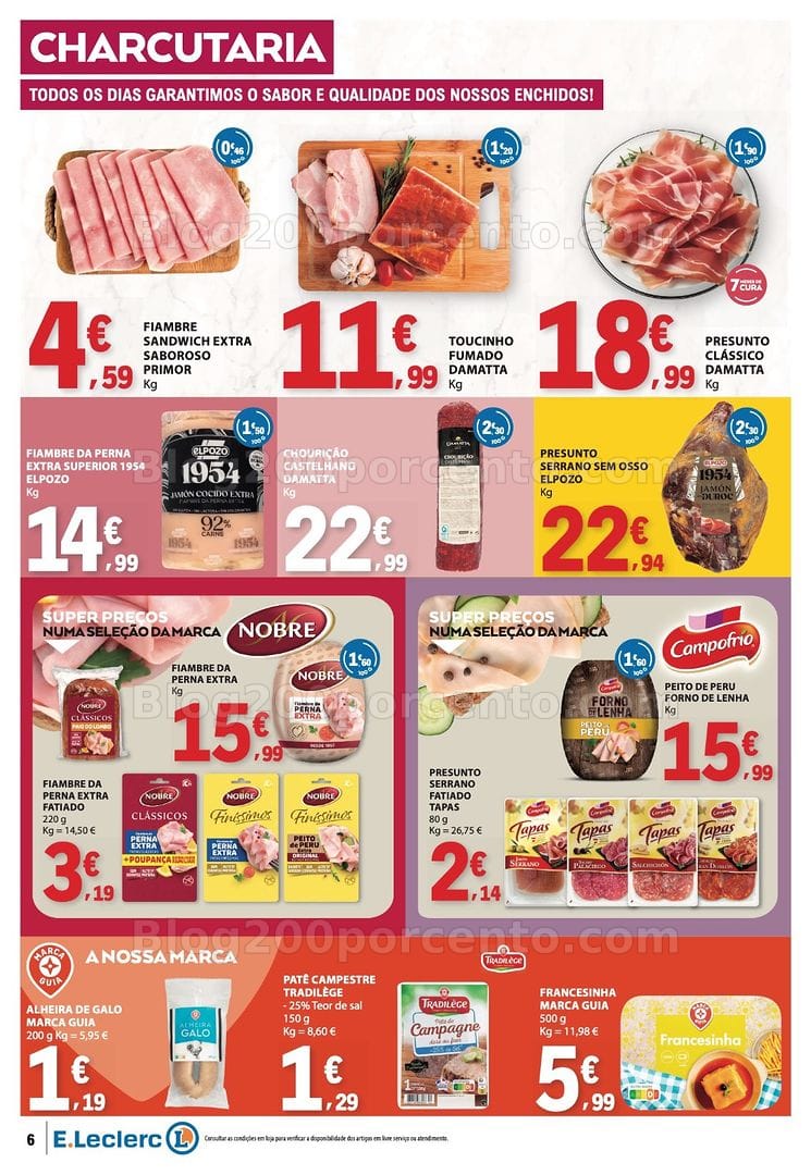 Antevisão Folheto E-LECLERC Promoções de 30 julho a 5 agosto